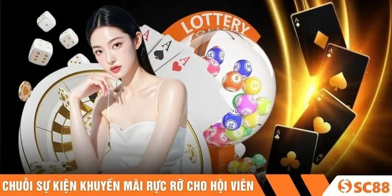 Chuỗi sự kiện khuyến mãi rực rỡ cho hội viên